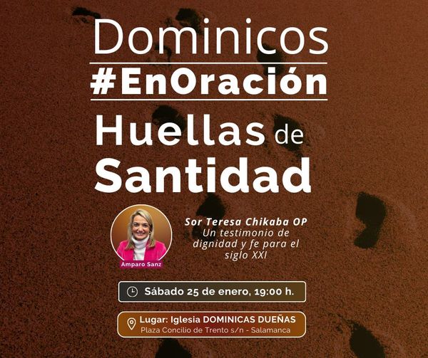 Cartel Huellas de santidad