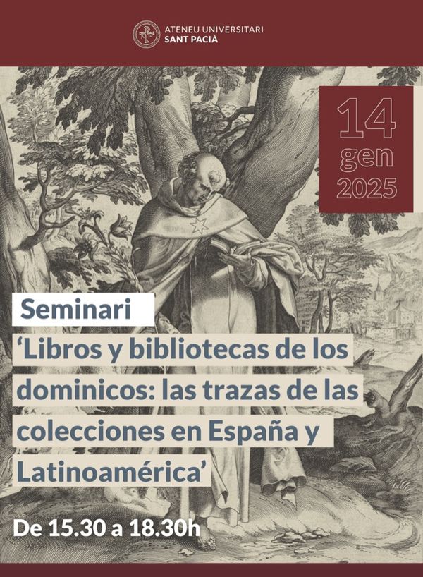 seminario bibliotecas conventuales barcelona